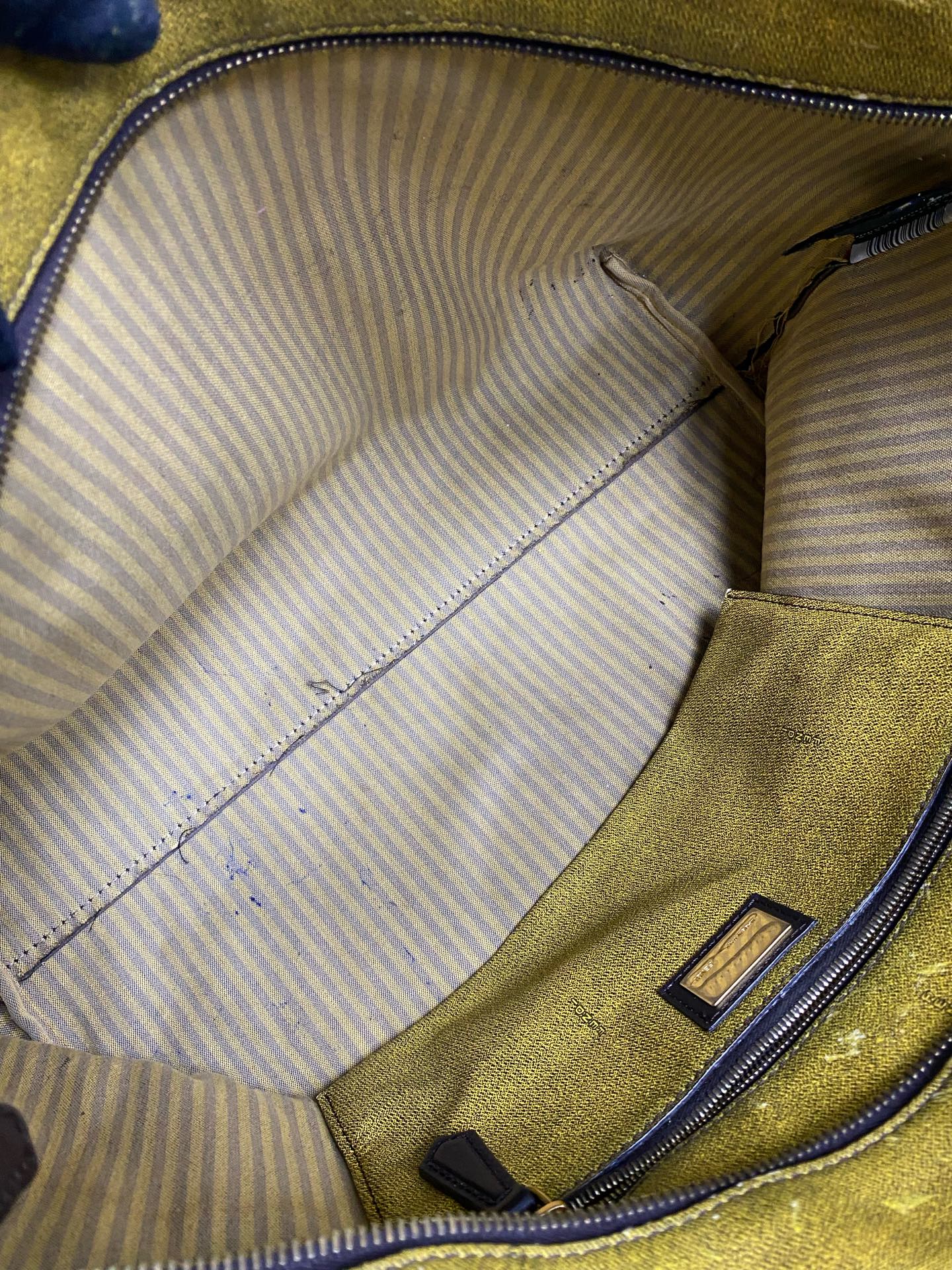 Fendi Polyvinyl chloride (PVC) Brown Tote