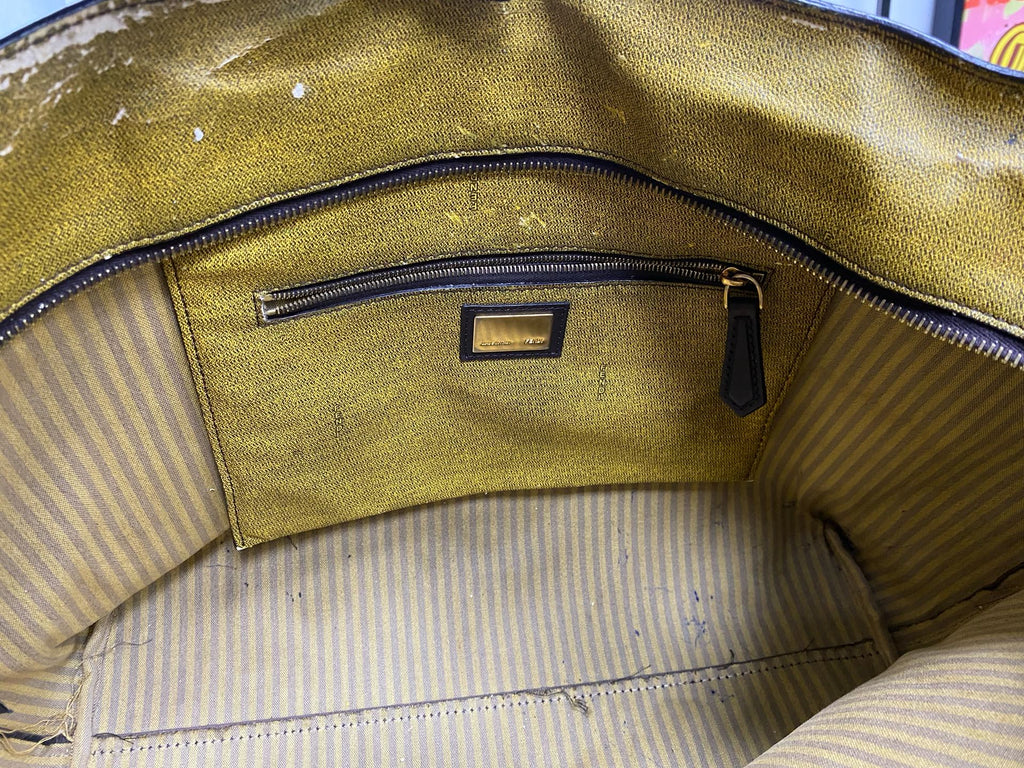 Fendi Polyvinyl chloride (PVC) Brown Tote