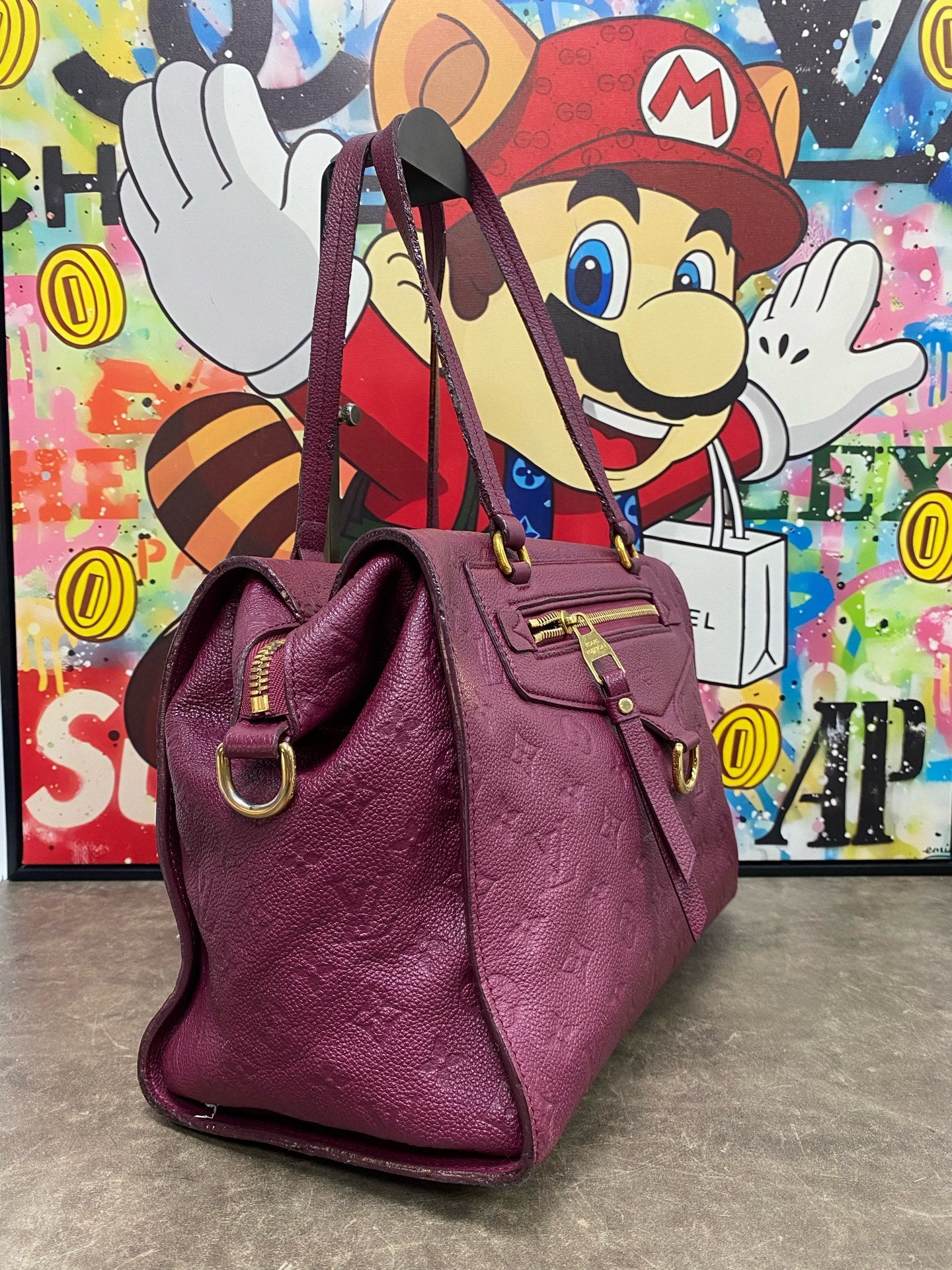 Balenciaga Leather Red Tote