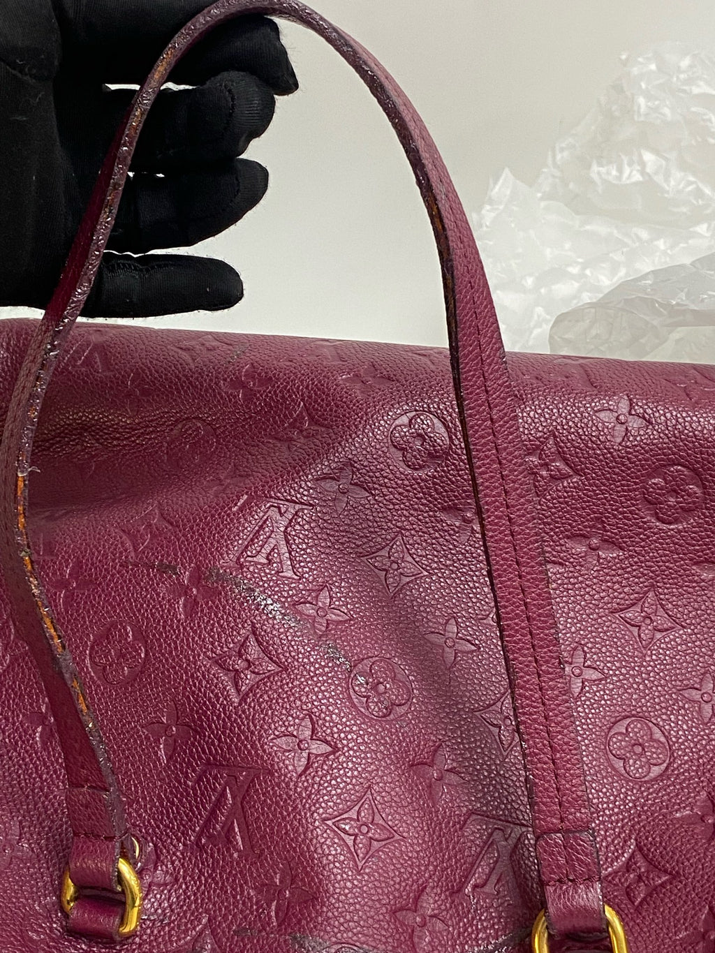 Balenciaga Leather Red Tote