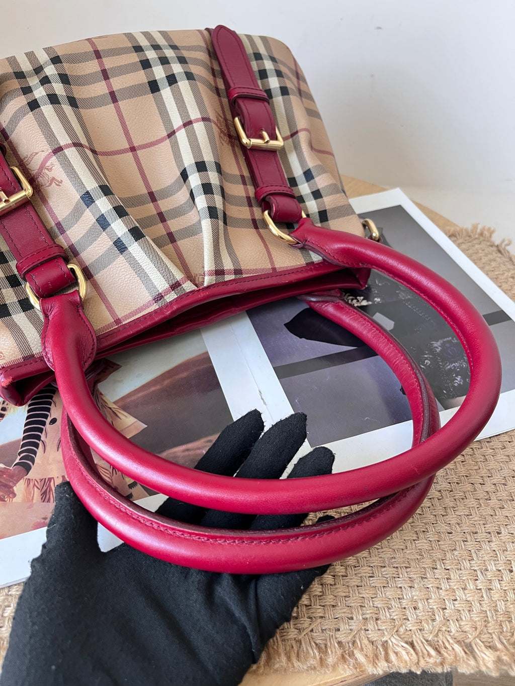 Burberry Leather Satchel