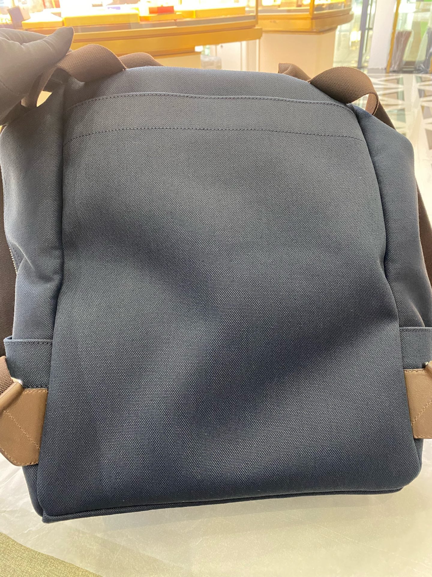 Hermes Canvas Backpack