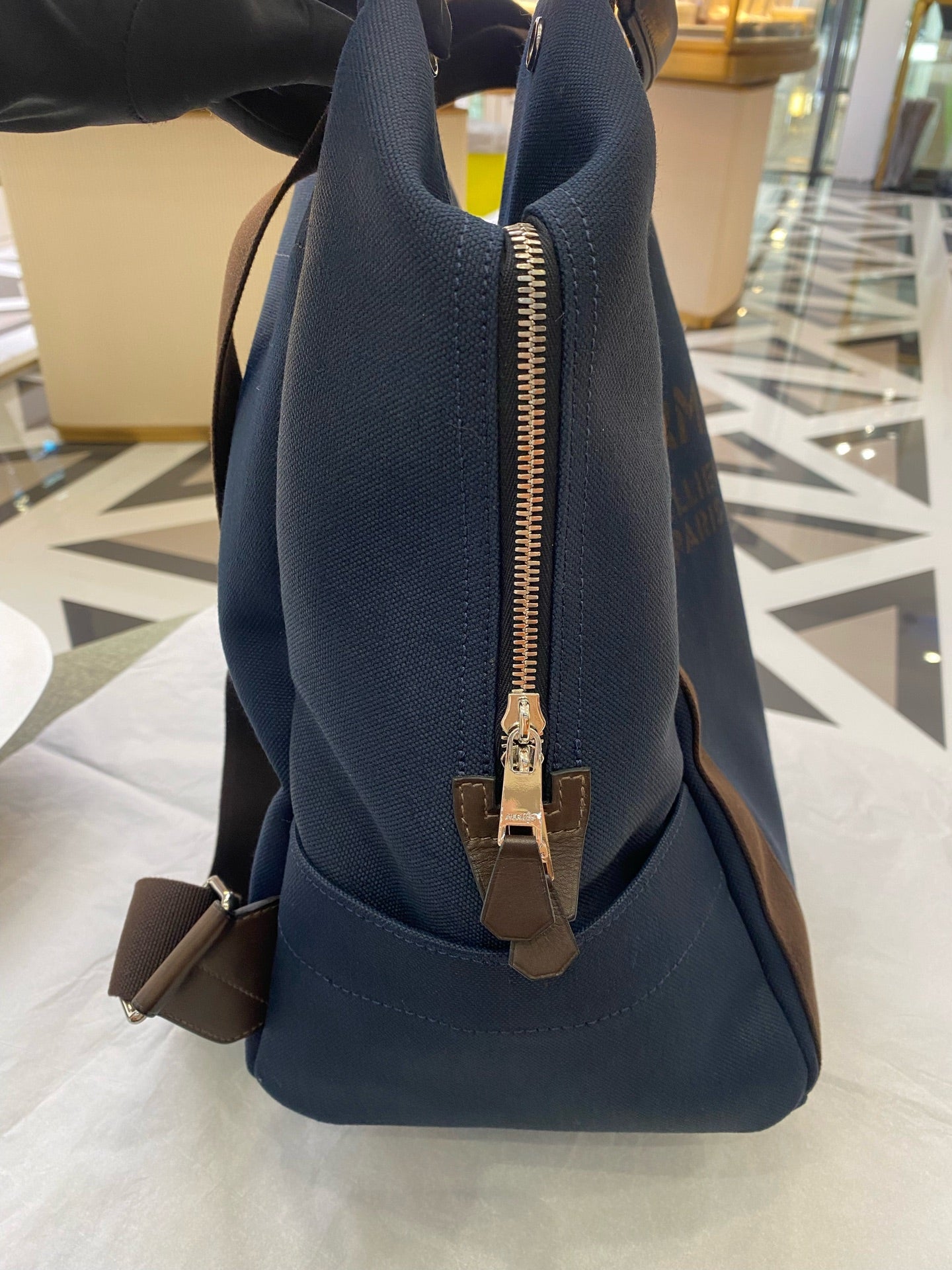Hermes Canvas Backpack