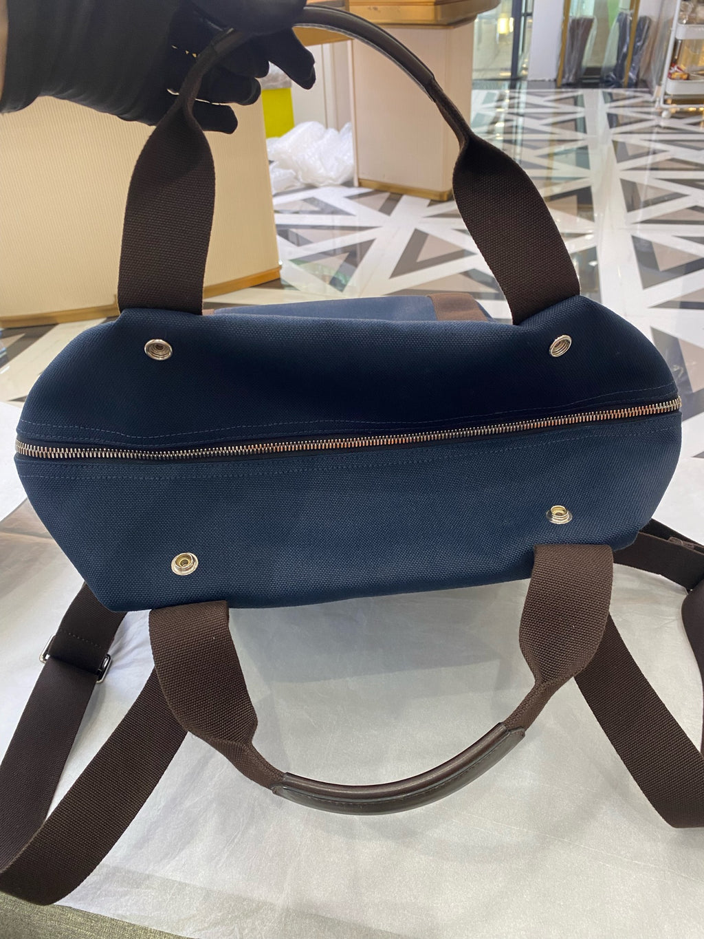 Hermes Canvas Backpack