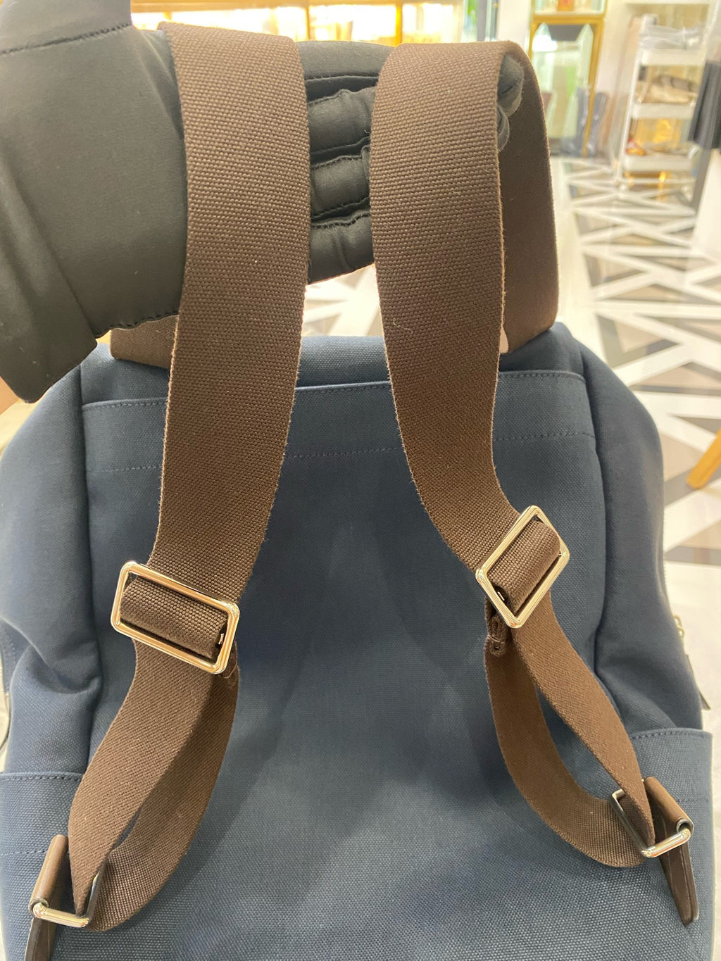 Hermes Canvas Backpack