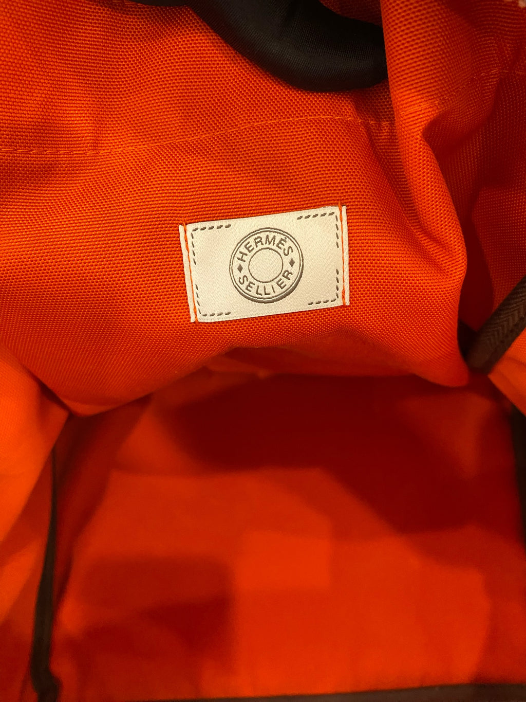 Hermes Canvas Backpack