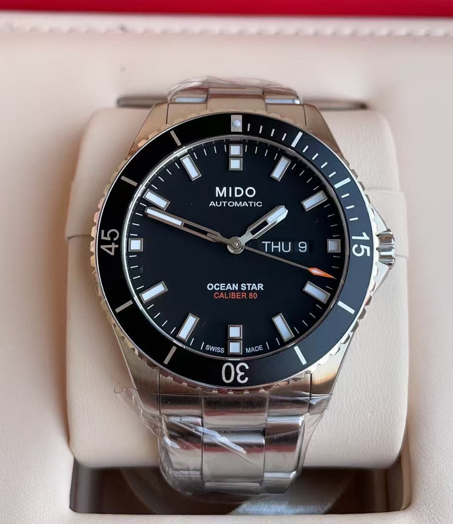 Mido Pioneer Black Automatic (self-winding) watch 42.5 millimeters M026.430.11.051.00