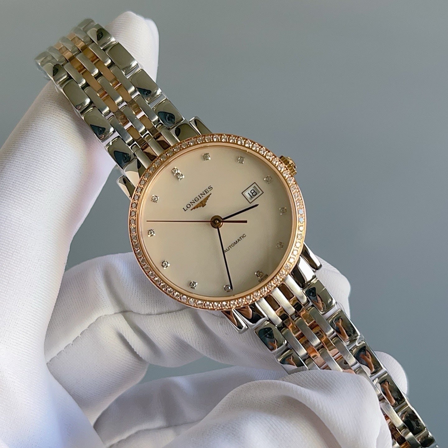 Longines Rose gold Automatic (self-winding) watch