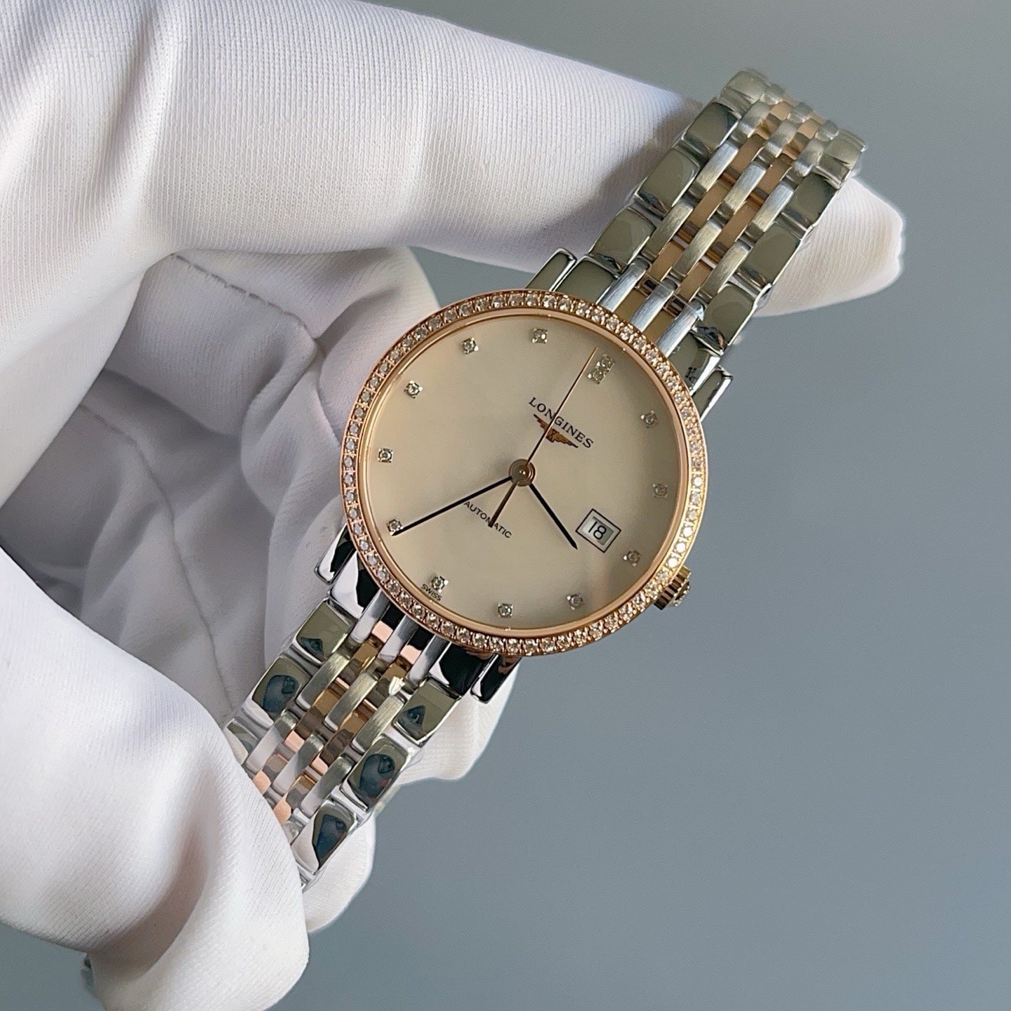Longines Rose gold Automatic (self-winding) watch