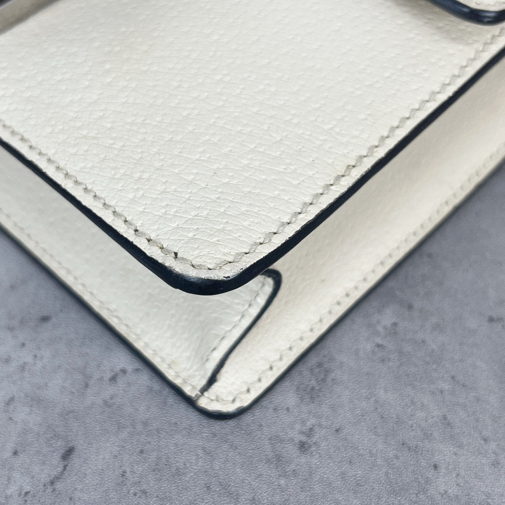 Gucci Dionysus Collection Leather White 421970 0K7JN 9680