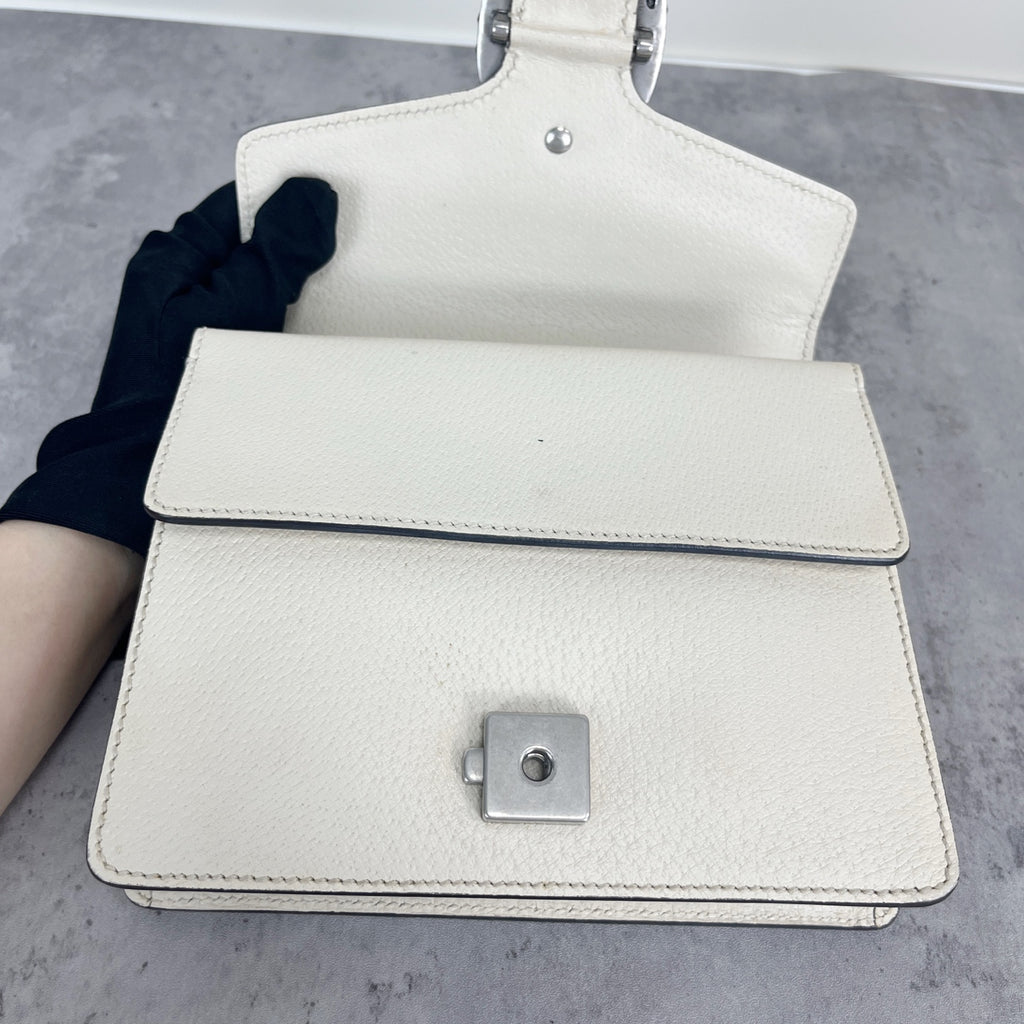 Gucci Dionysus Collection Leather White 421970 0K7JN 9680