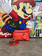 Fendi Metal Orange Satchel