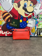 Fendi Metal Orange Satchel