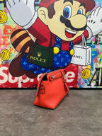 Fendi Metal Orange Satchel