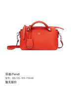 Fendi Metal Orange Satchel