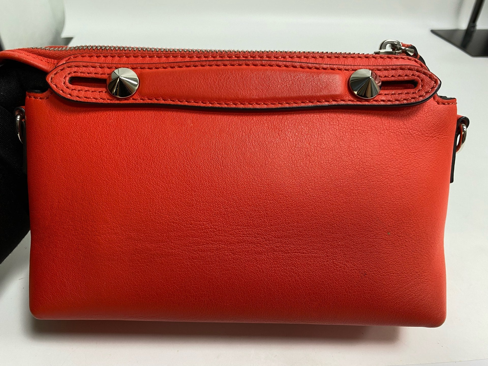 Fendi Metal Orange Satchel