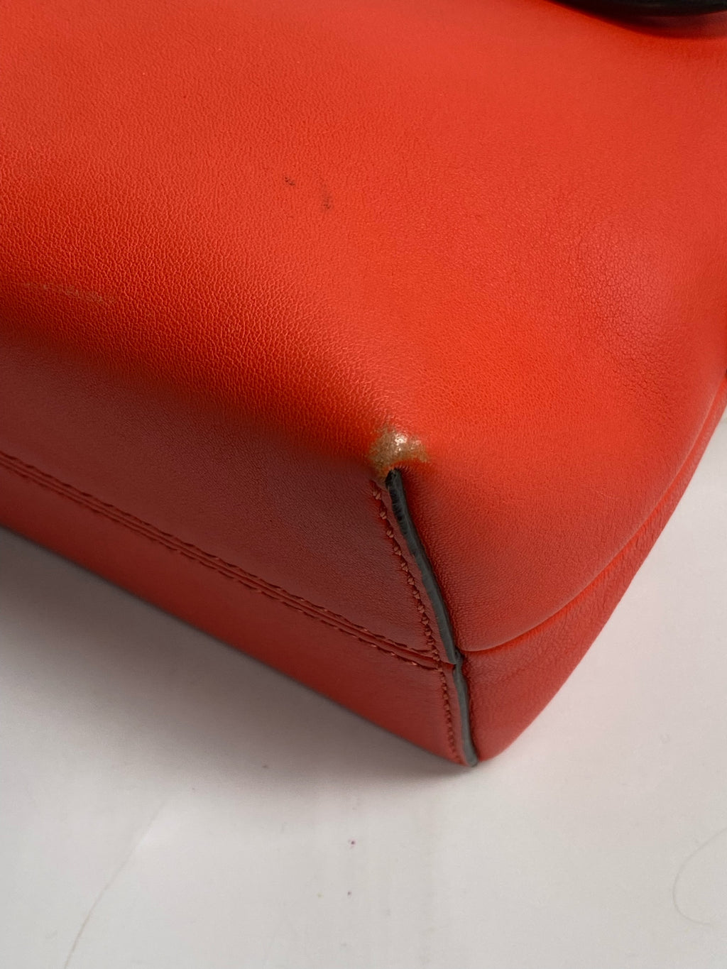 Fendi Metal Orange Satchel