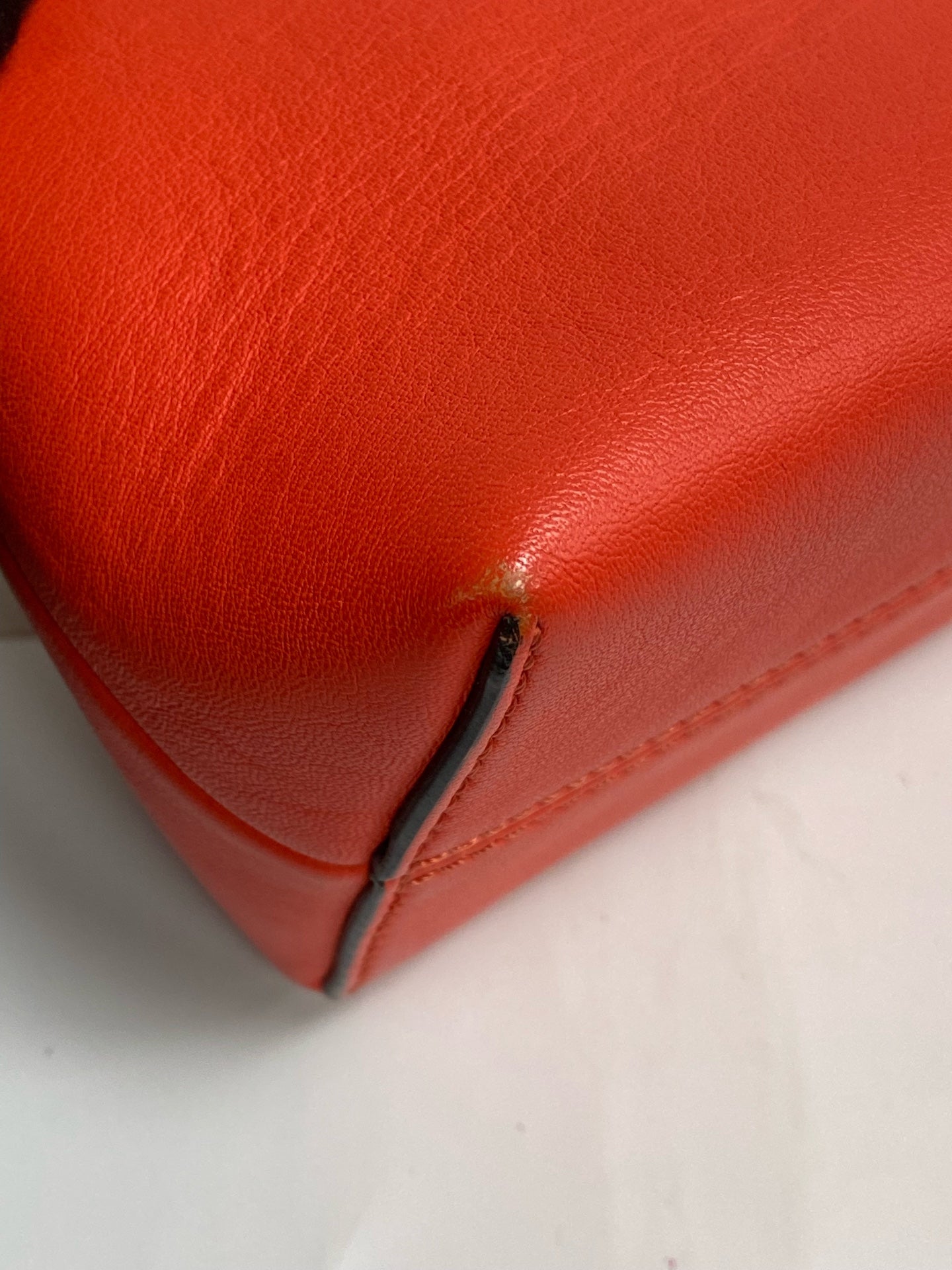 Fendi Metal Orange Satchel