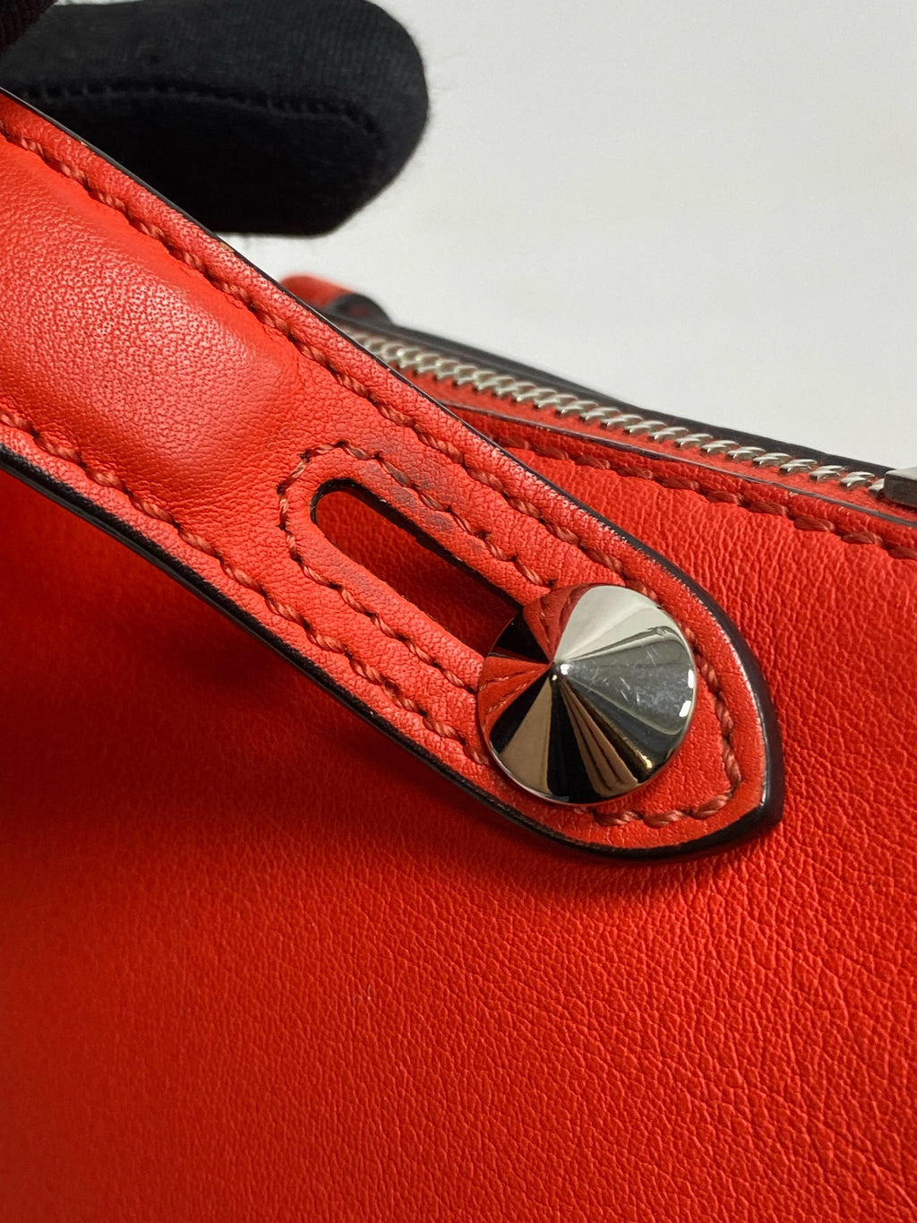 Fendi Metal Orange Satchel