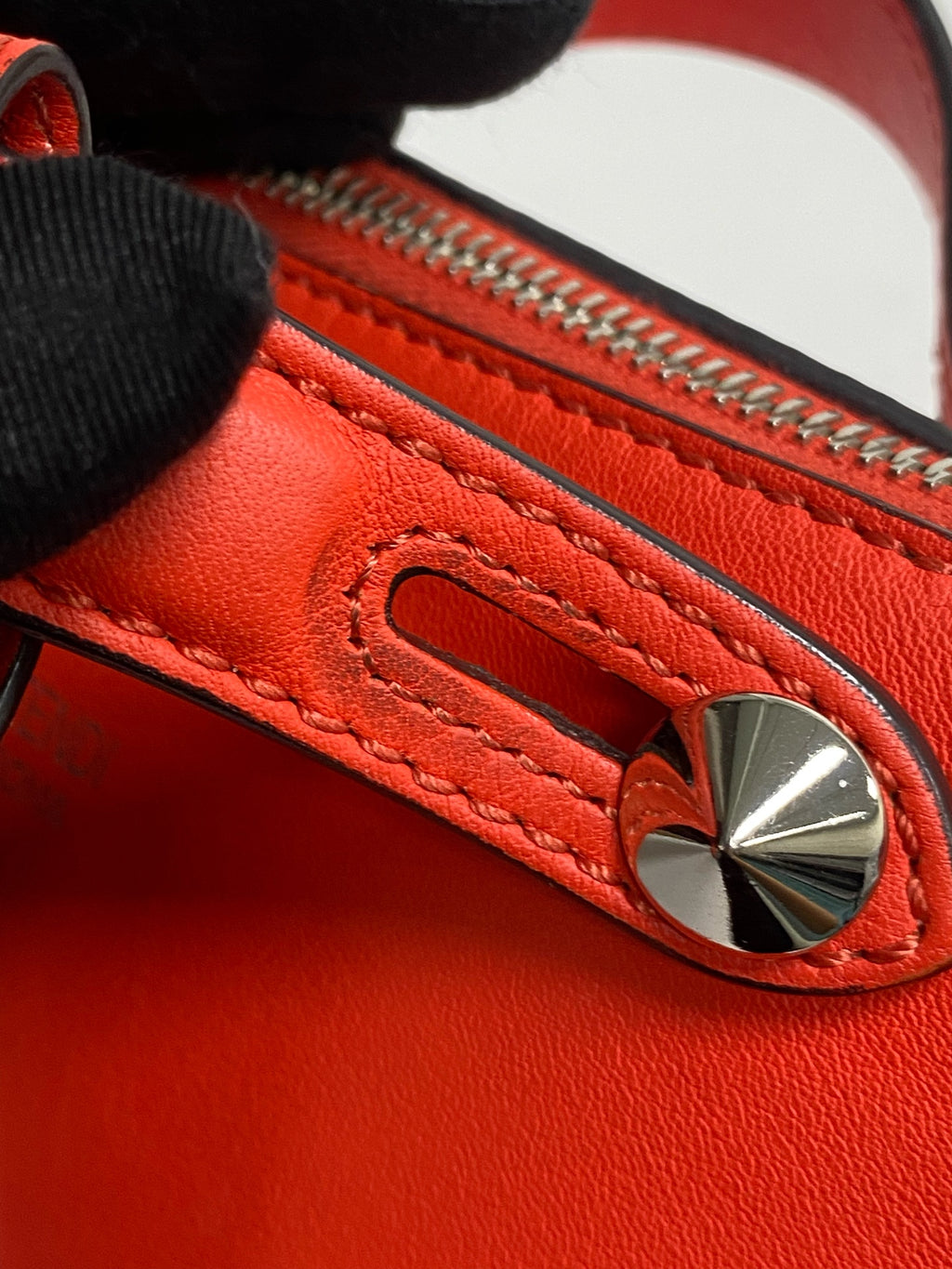 Fendi Metal Orange Satchel