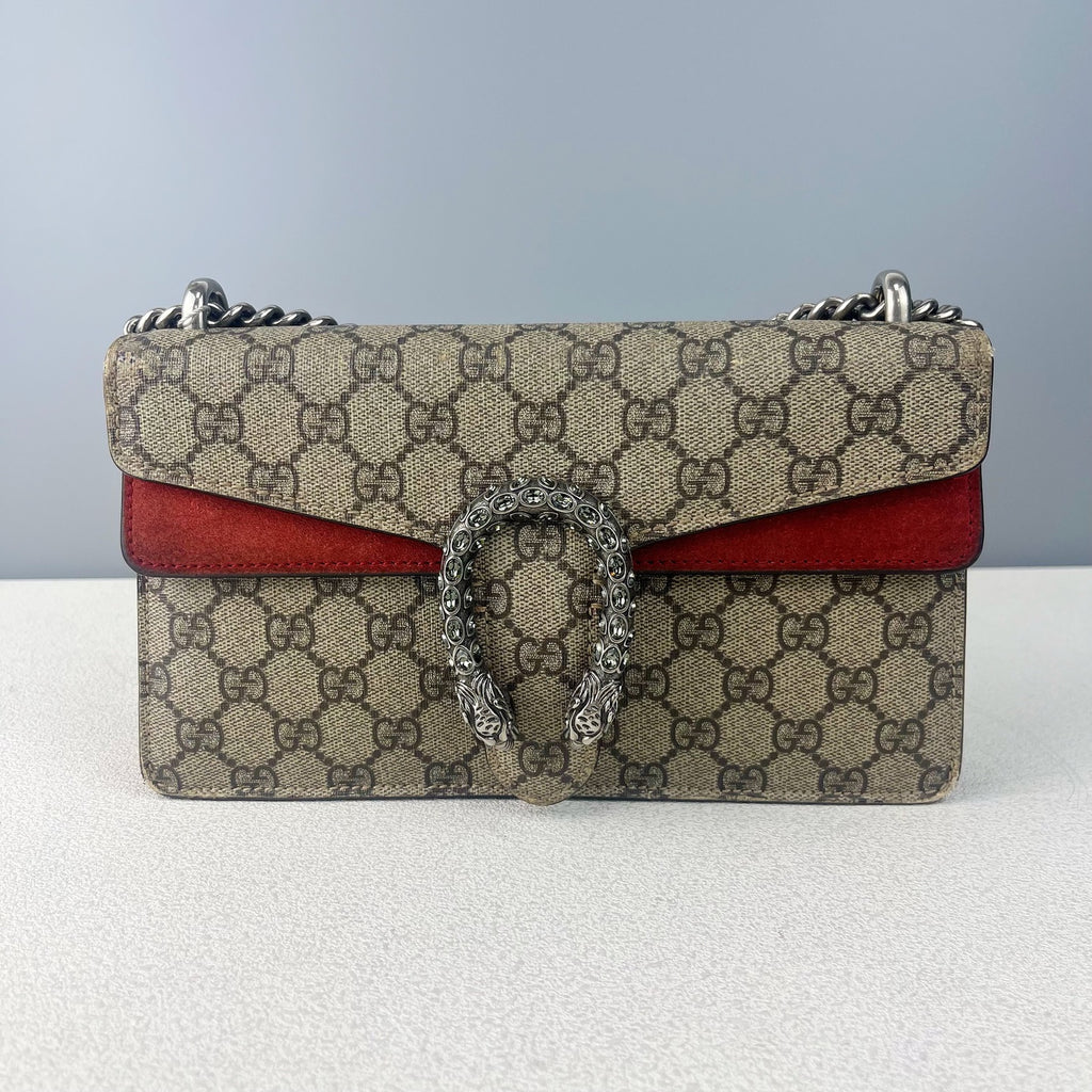 Gucci Alcantara Red