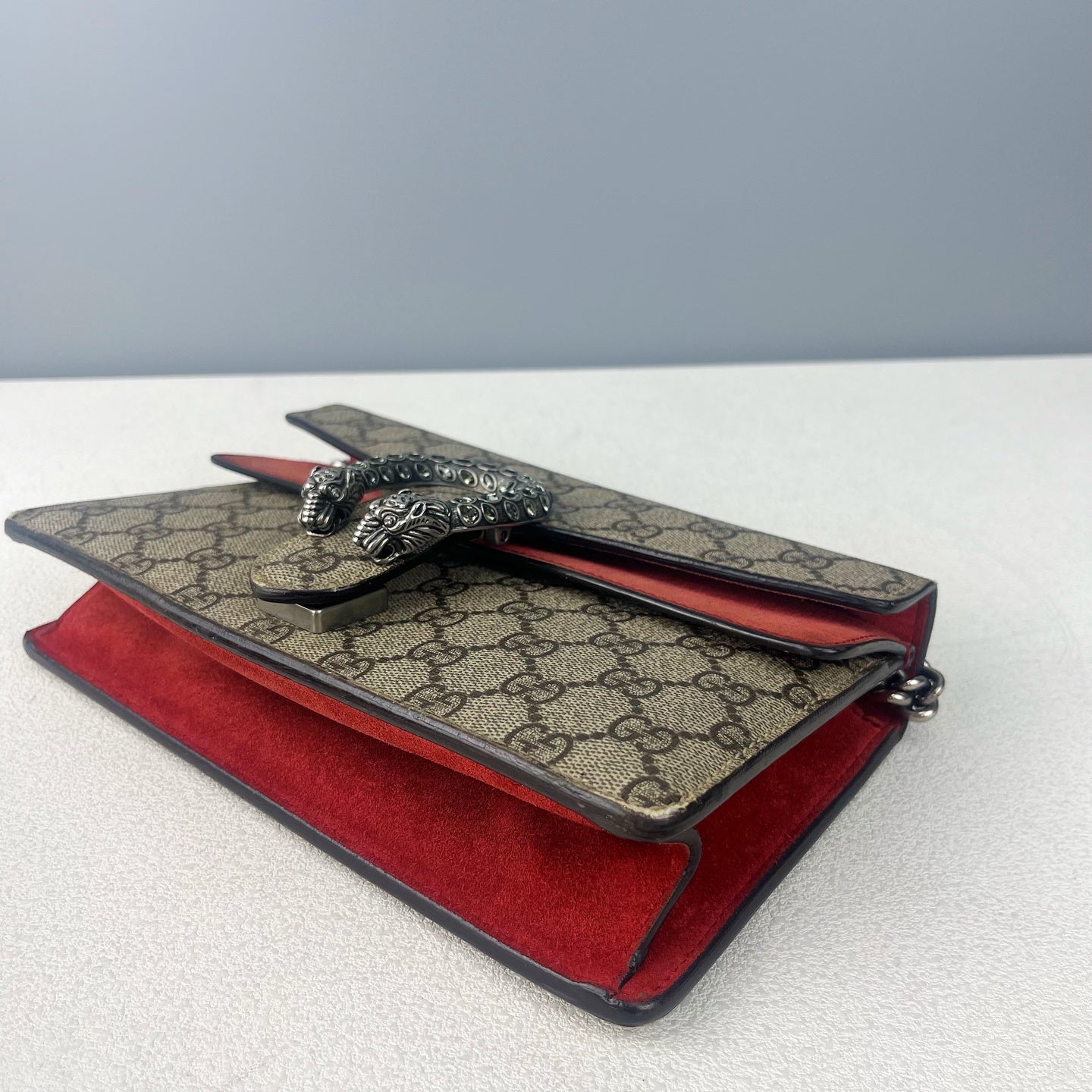 Gucci Alcantara Red