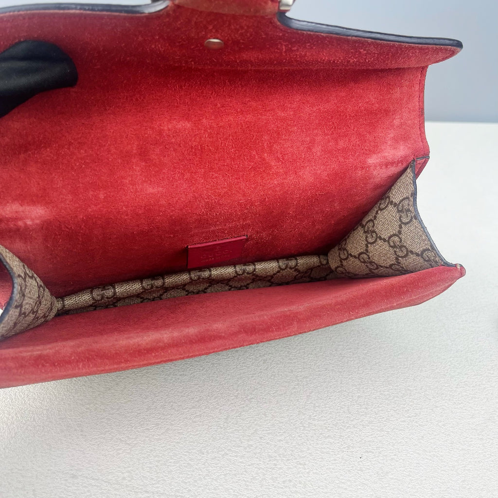 Gucci Alcantara Red