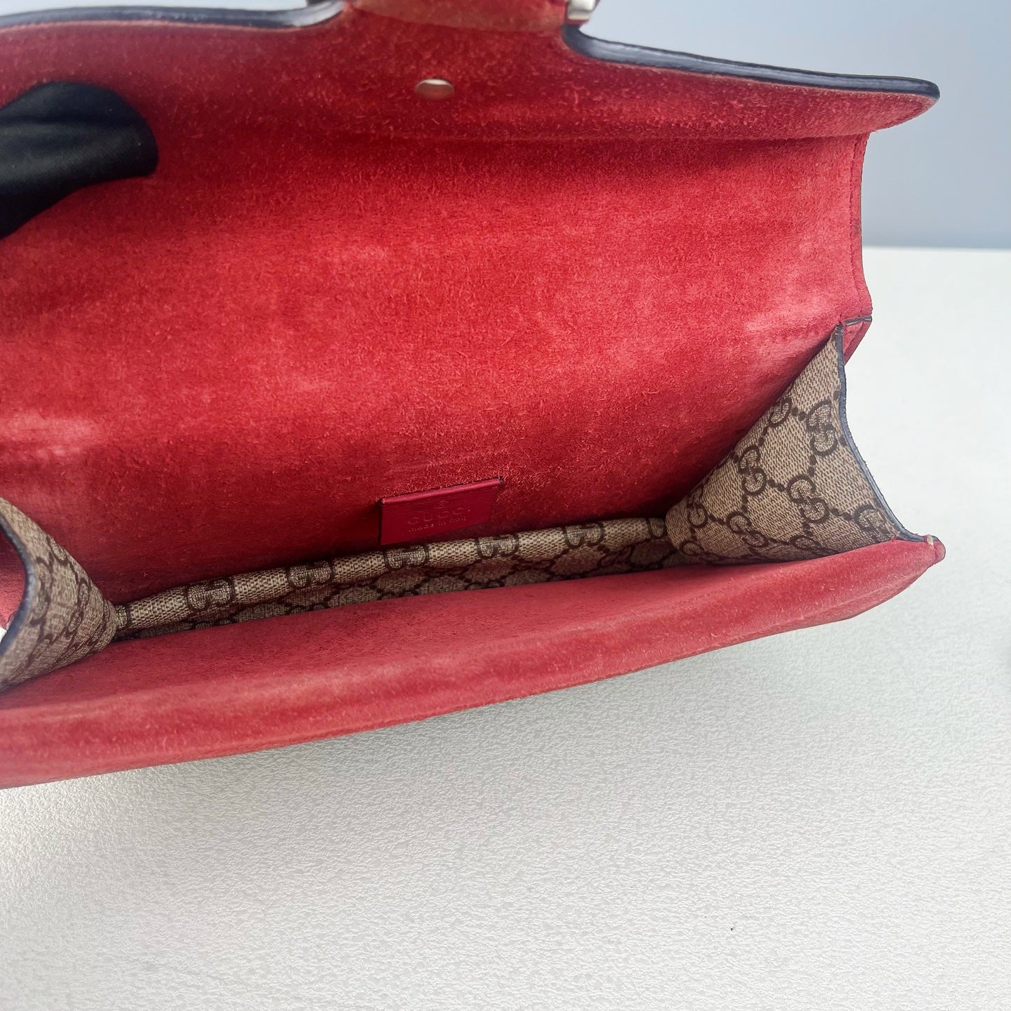 Gucci Alcantara Red