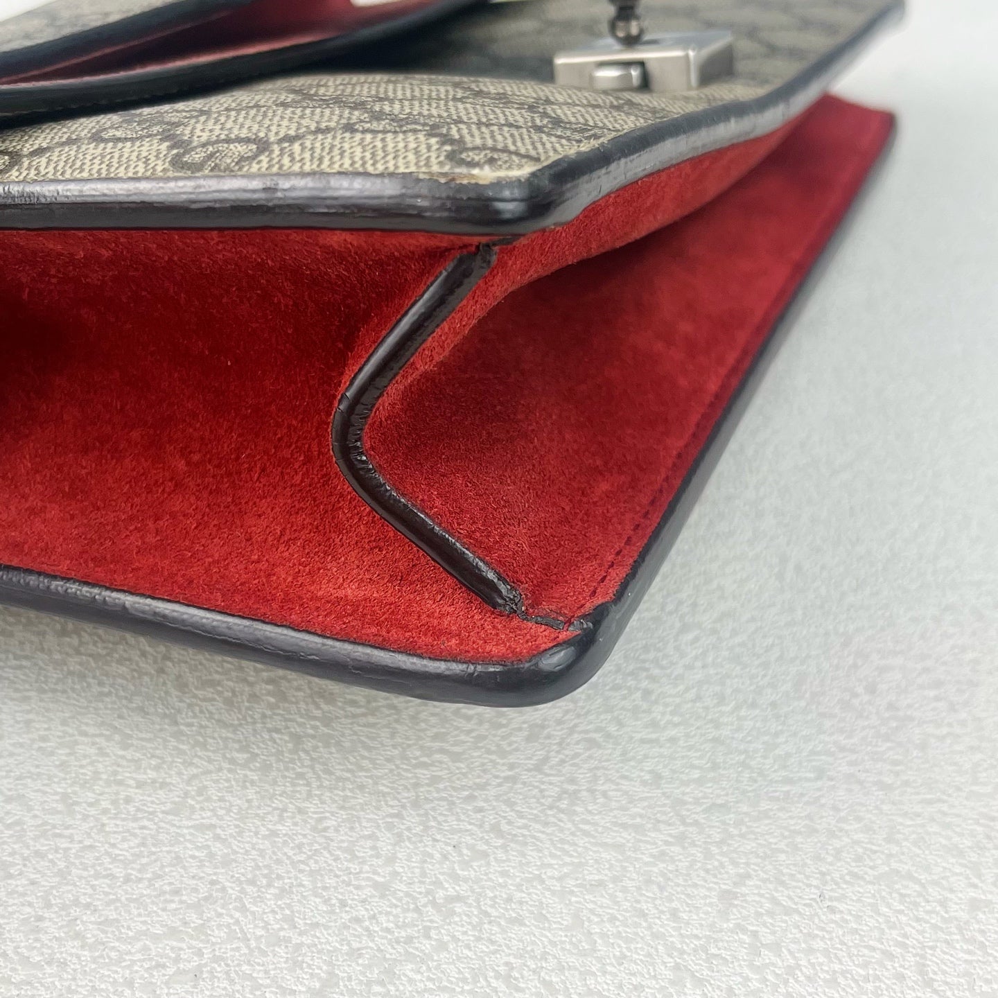 Gucci Alcantara Red