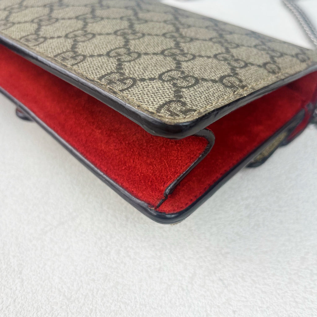 Gucci Alcantara Red