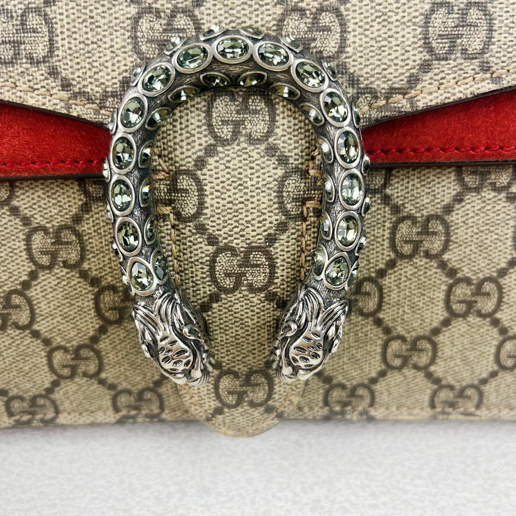 Gucci Alcantara Red