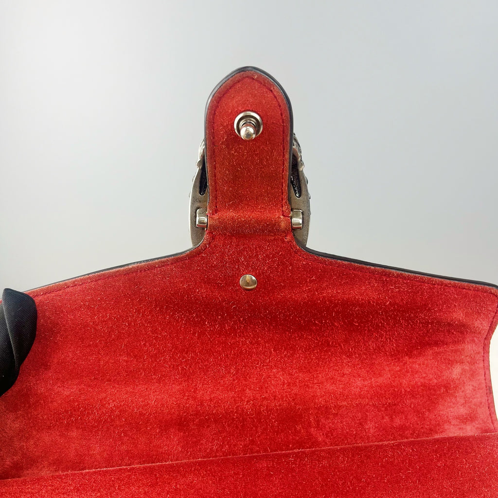 Gucci Alcantara Red