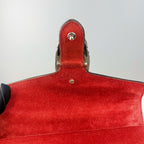 Gucci Alcantara Red