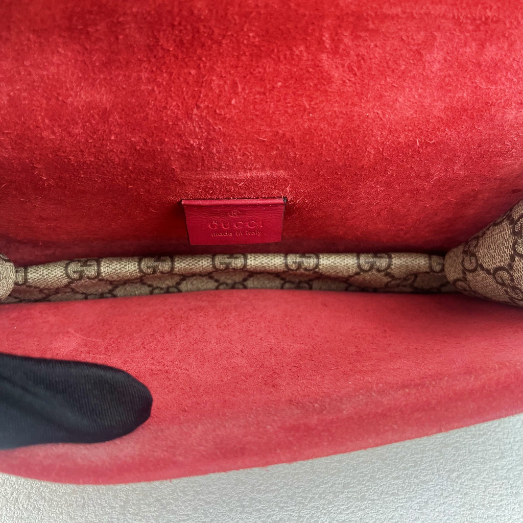 Gucci Alcantara Red