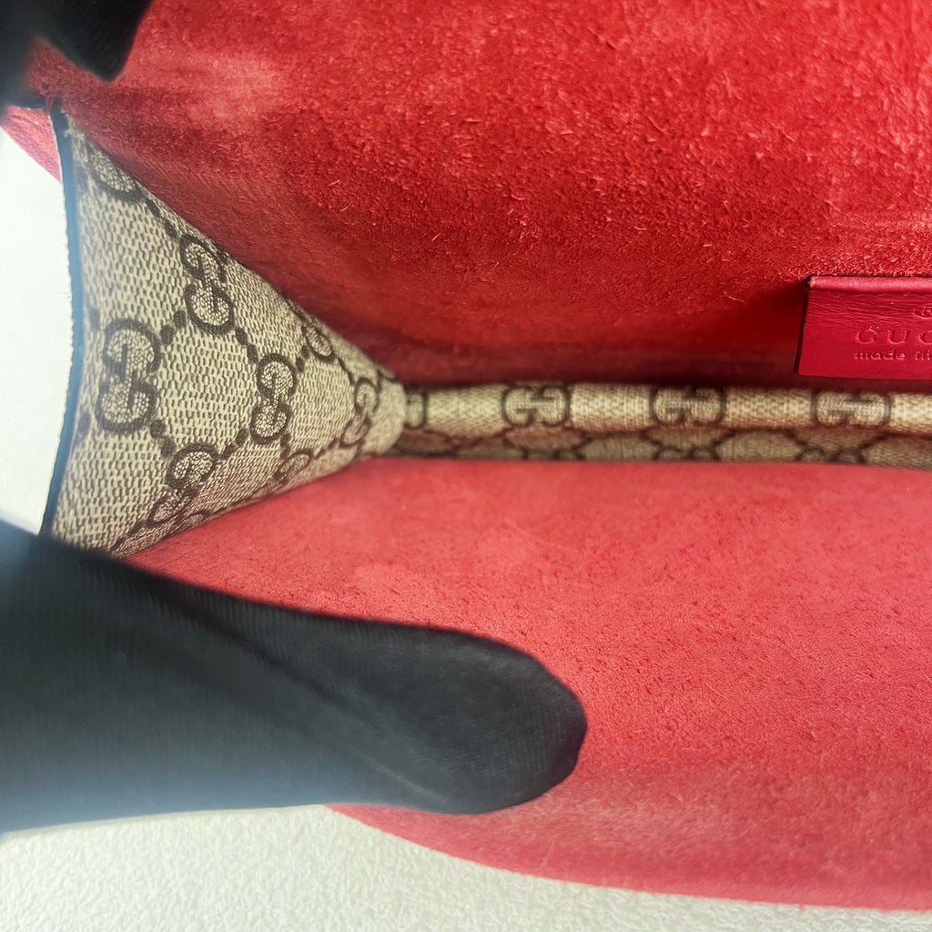 Gucci Alcantara Red