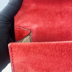 Gucci Alcantara Red