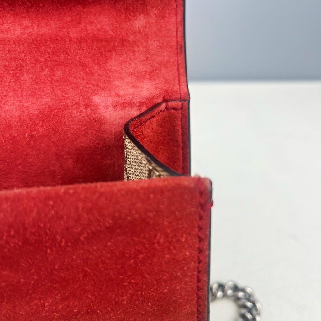 Gucci Alcantara Red