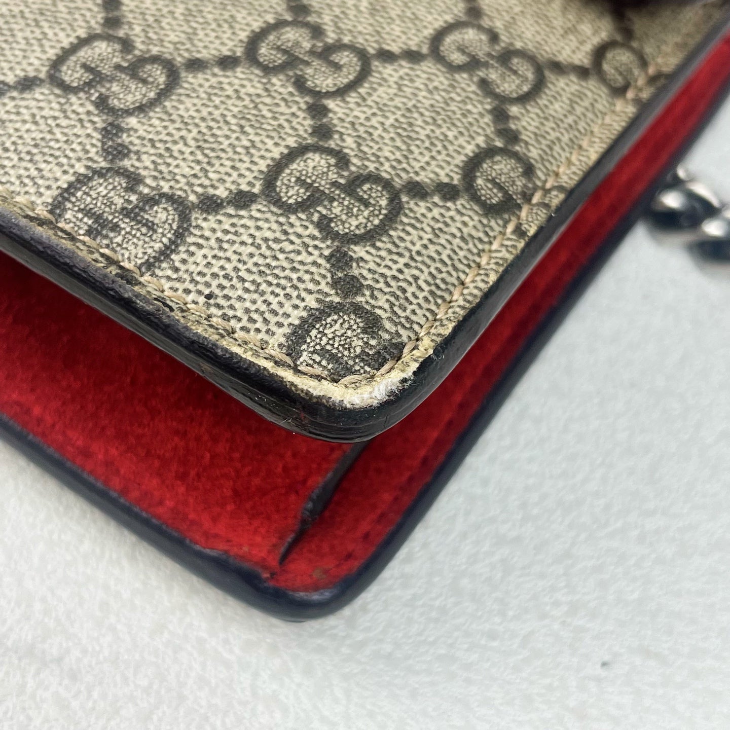Gucci Alcantara Red