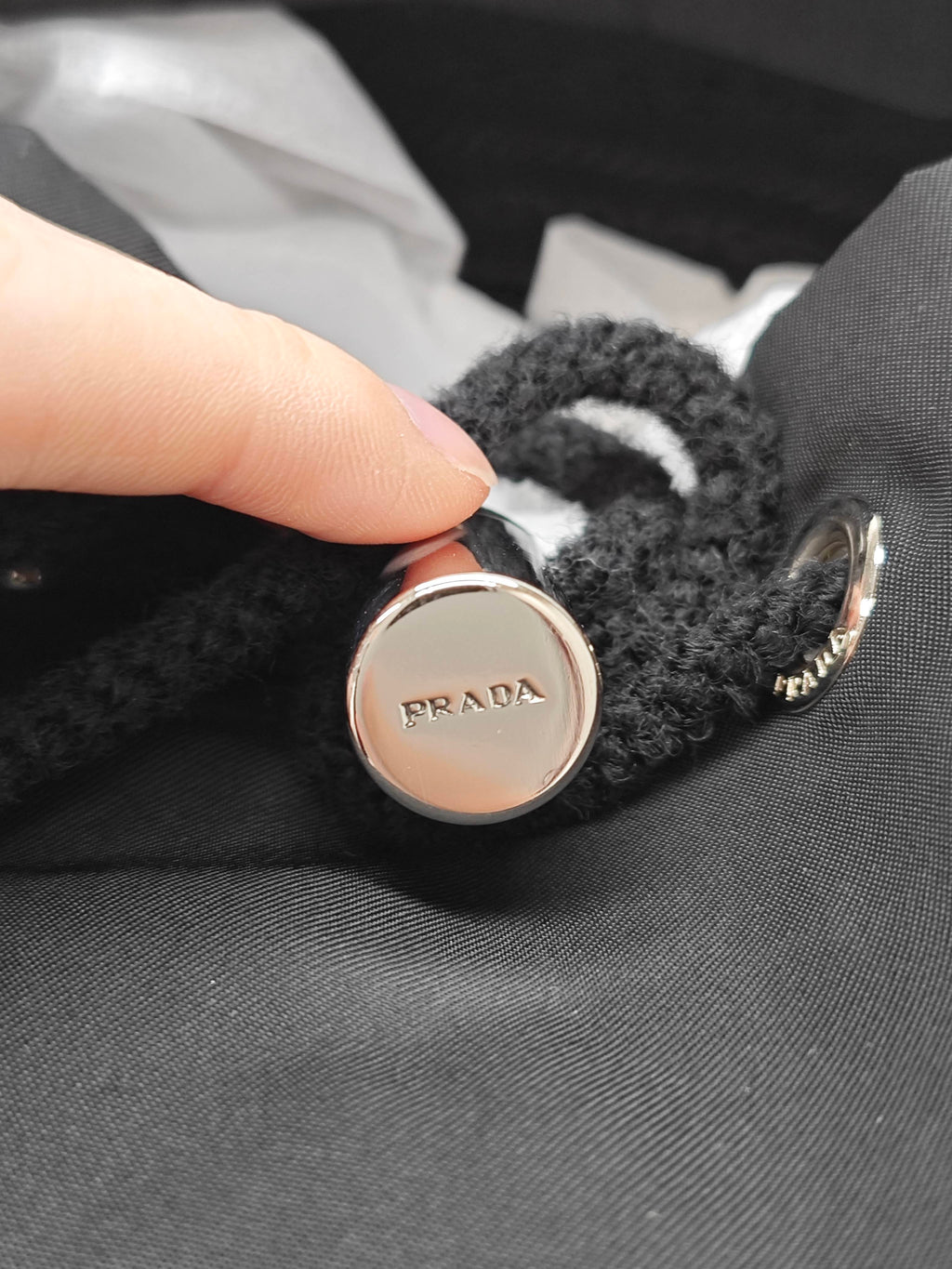 Prada Black Backpack