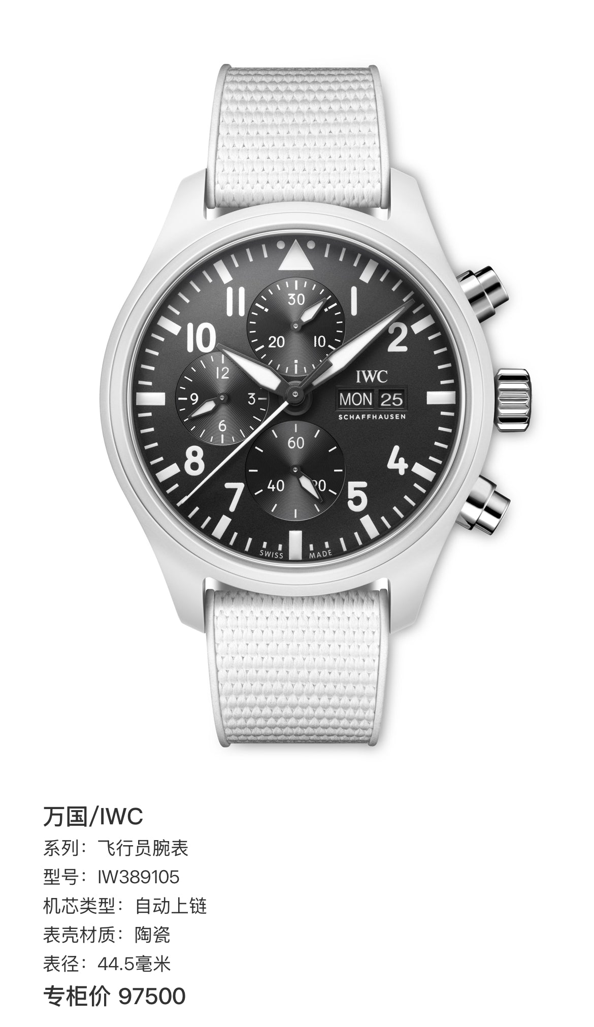 IWC Pilot’s watch 44.5 millimeters IW389105