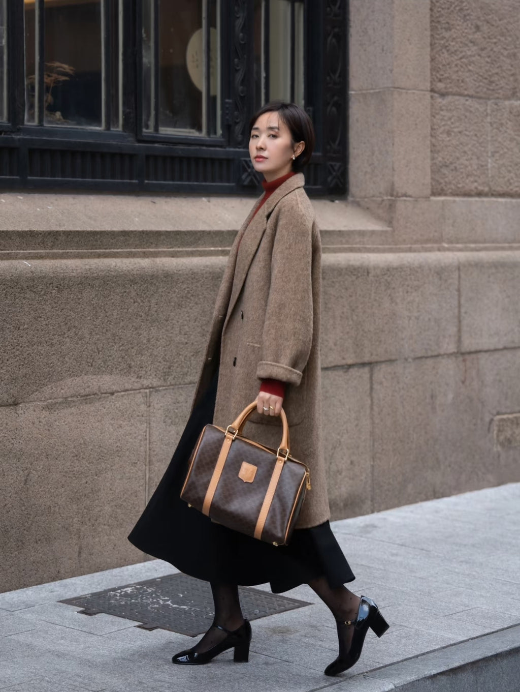 Celine Canvas Brown