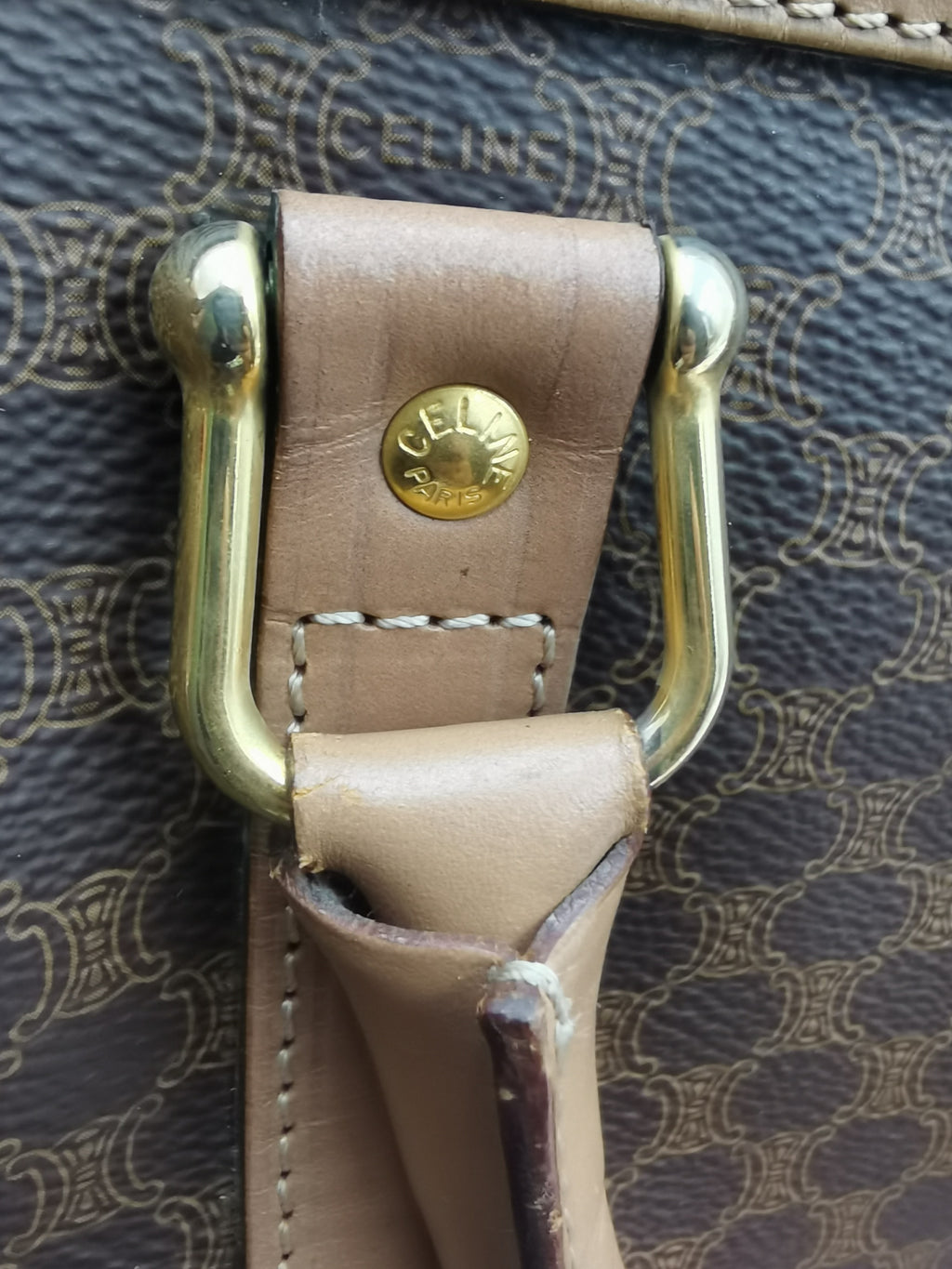 Celine Canvas Brown