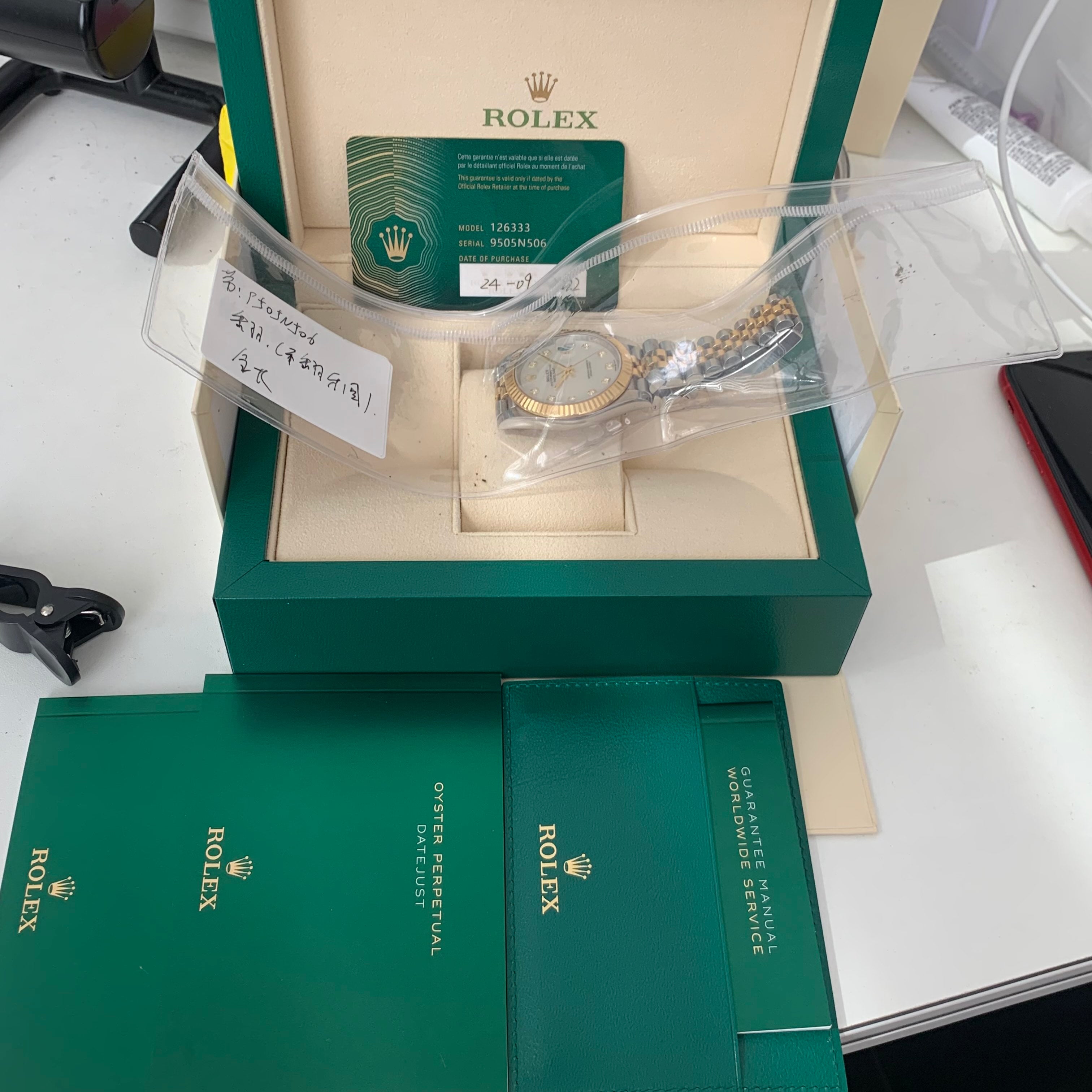 Rolex Log-based 41 millimeters m126333-0018