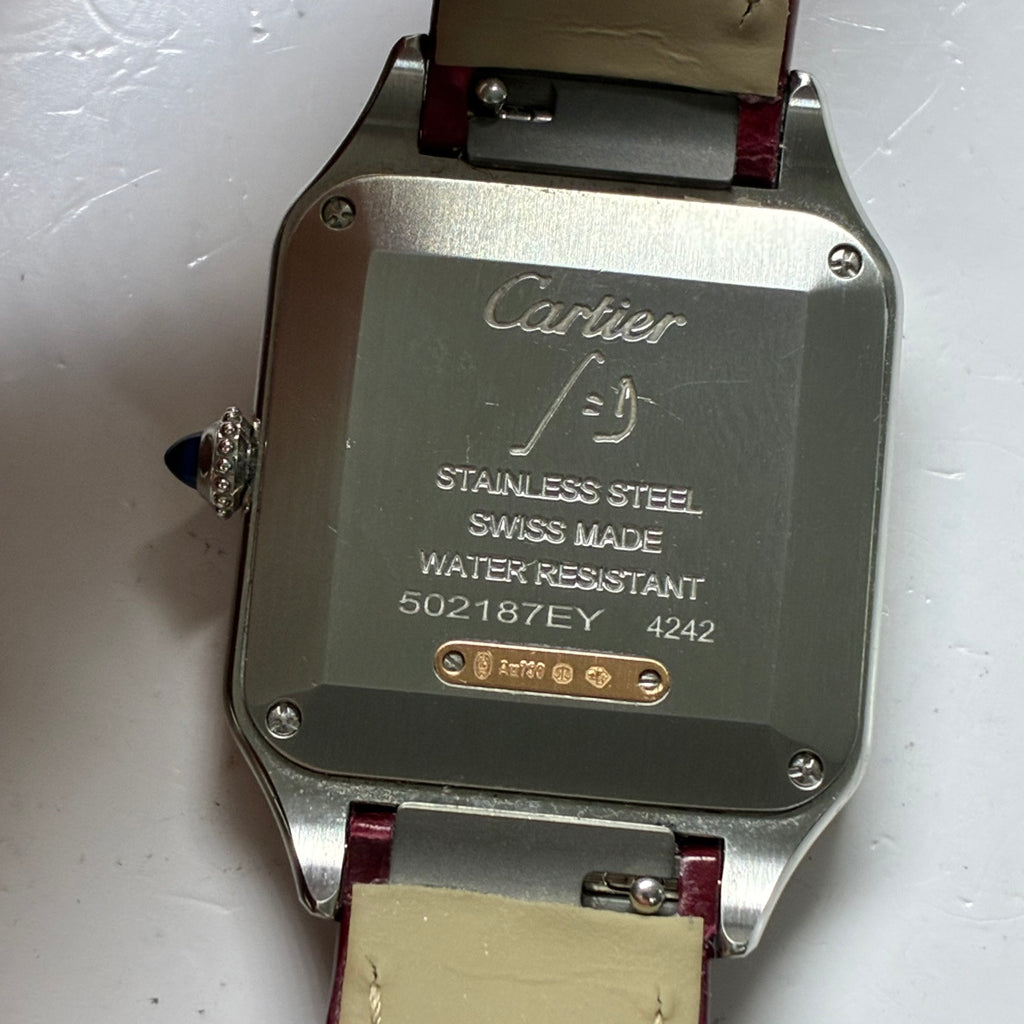 Cartier Santos-Dumont watch 38 x 27.5mm W2SA0038