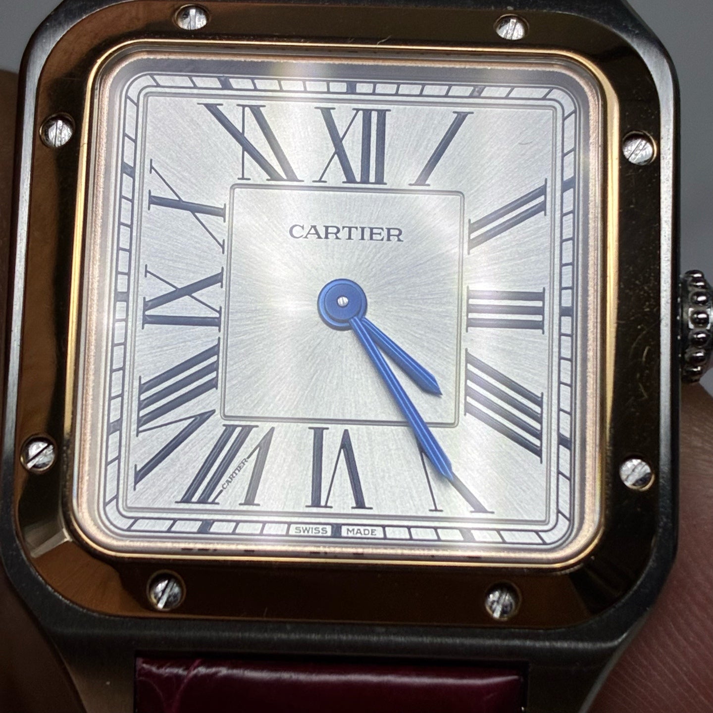 Cartier Santos-Dumont watch 38 x 27.5mm W2SA0038