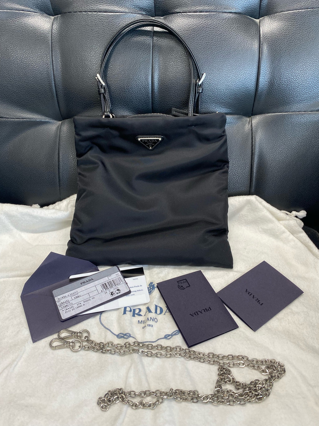 Prada Cordura Satchel 1BA252-074-F0002