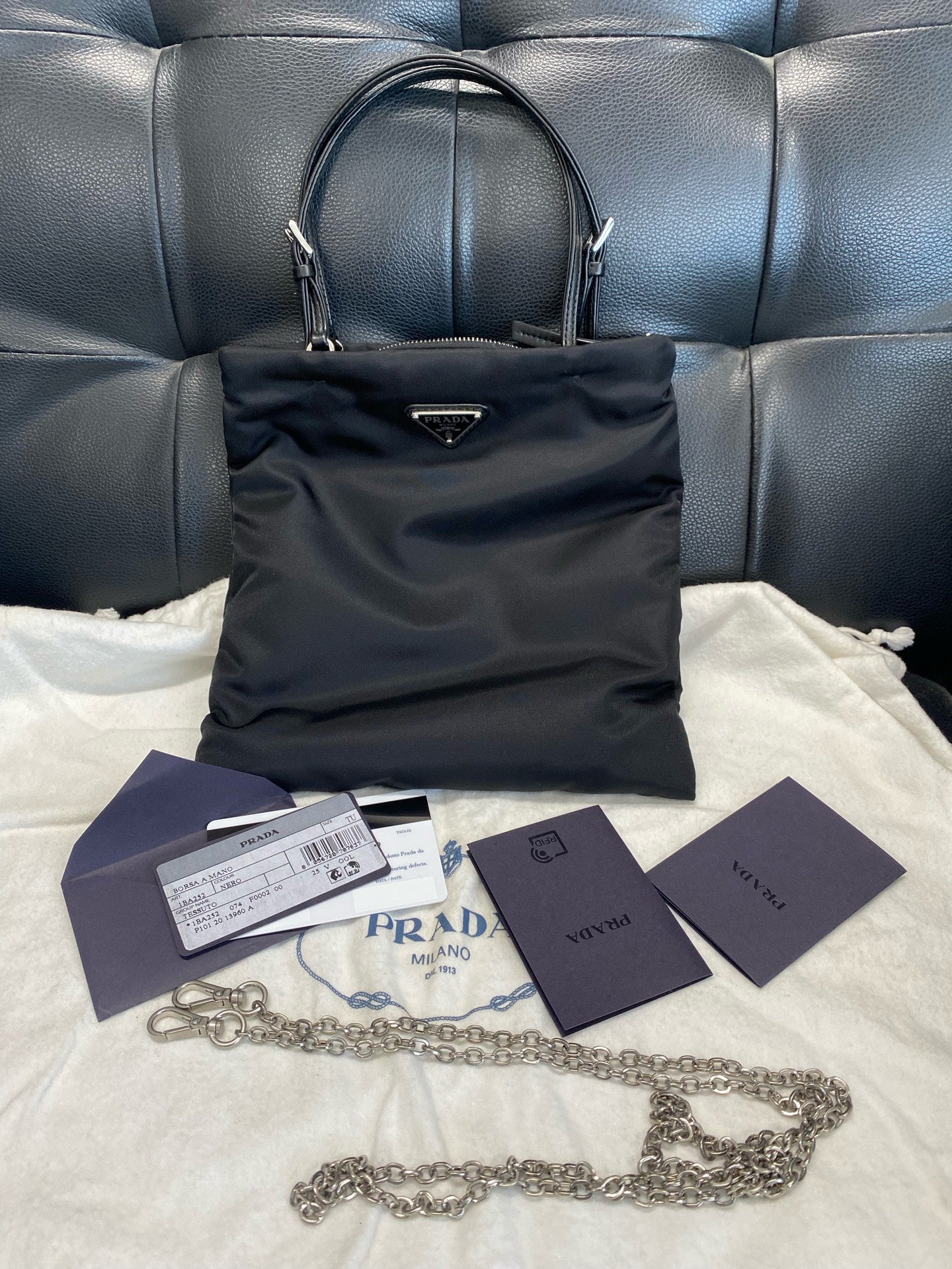 Prada Cordura Satchel 1BA252-074-F0002