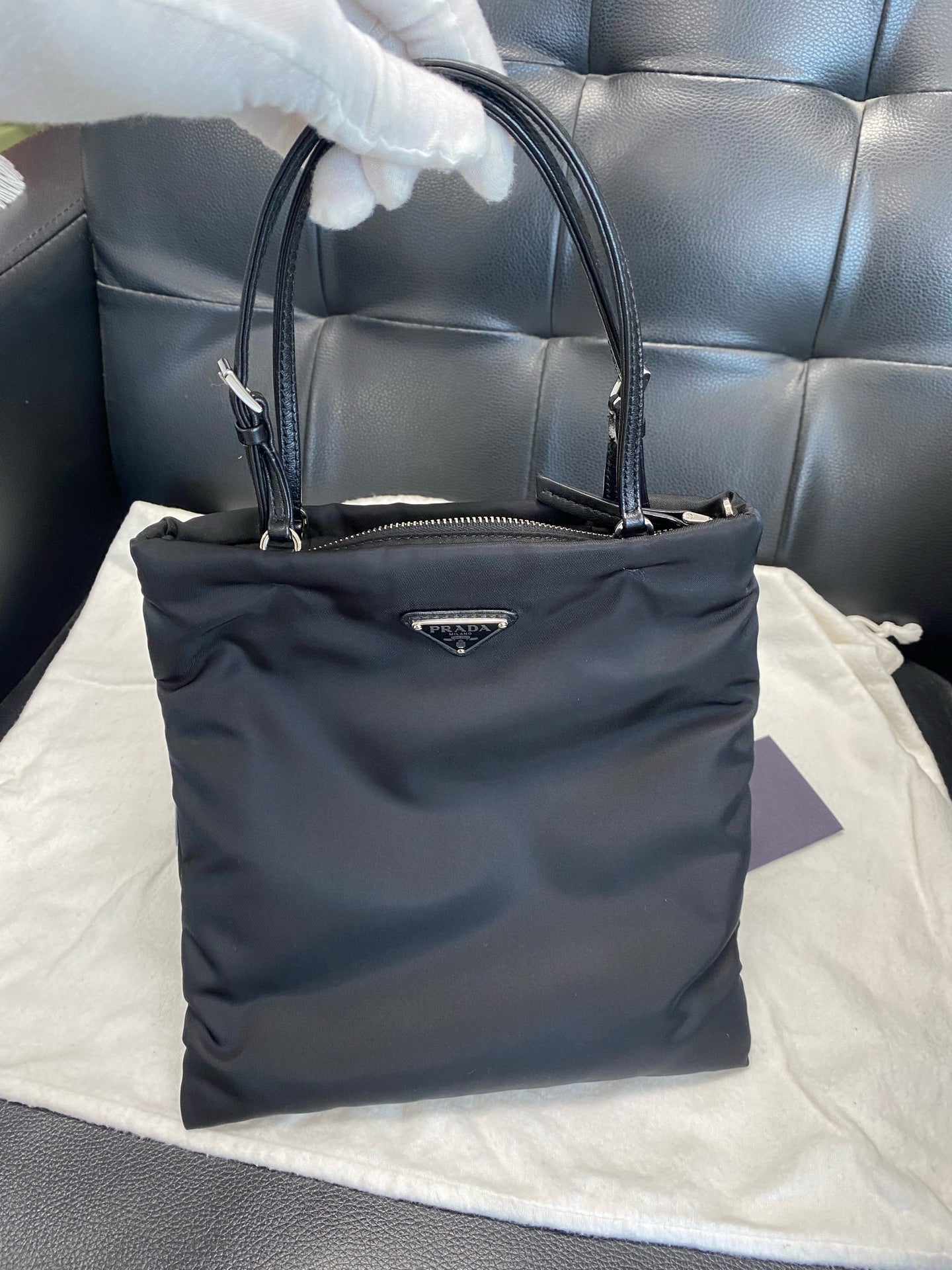 Prada Cordura Satchel 1BA252-074-F0002