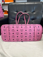MCM Liz Visetos shopping bag Pink Tote MWPFSLR03PZ001