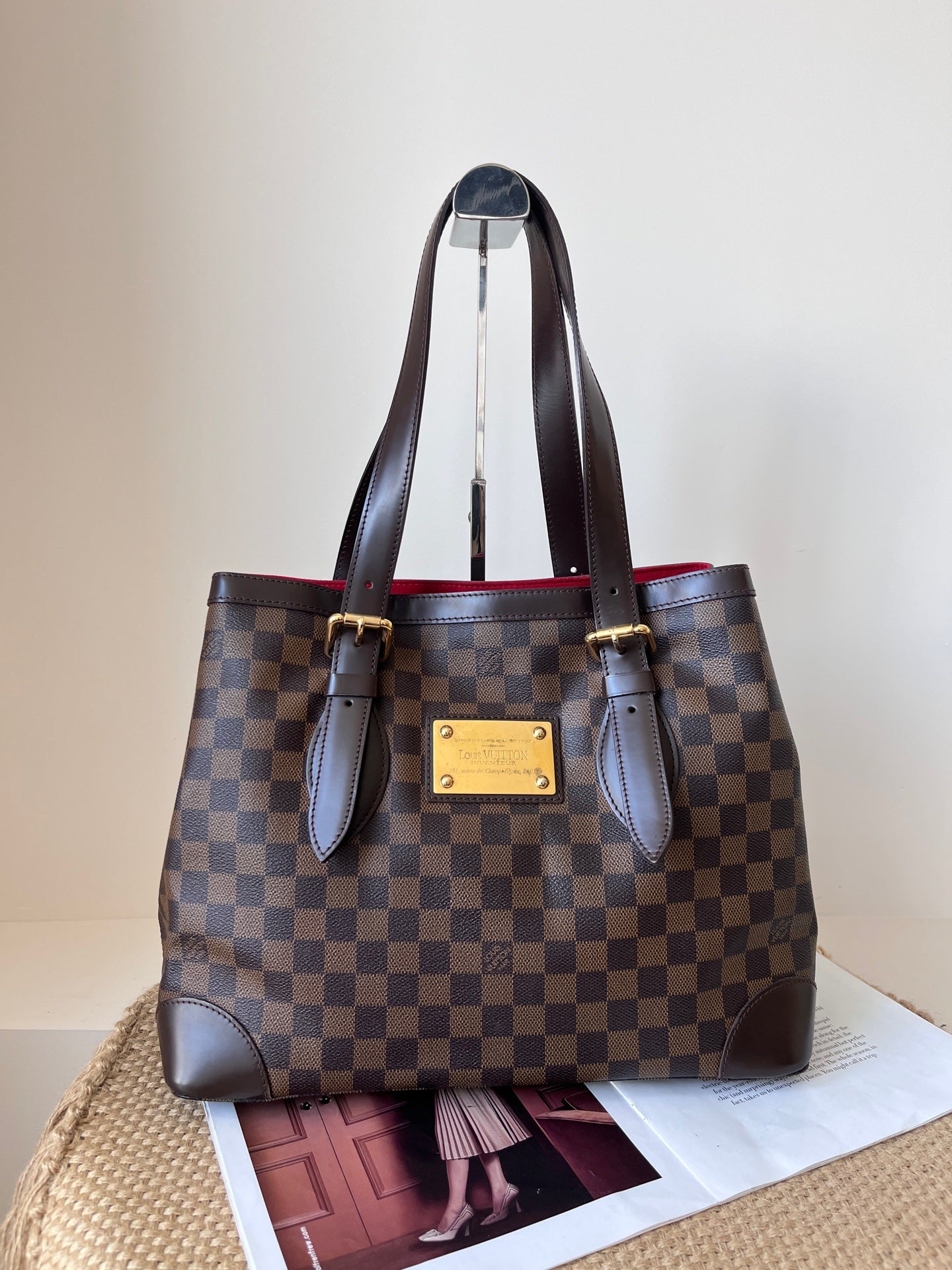 Louis Vuitton Leather Tote